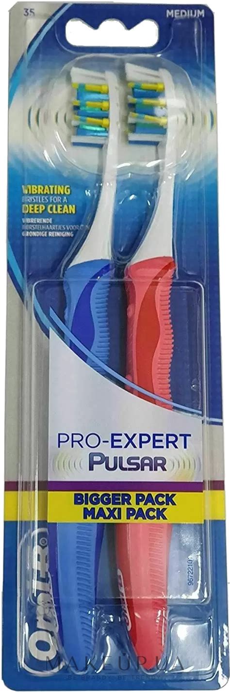 Oral B Pulsar Pro Expert Pulsar Battery Powered Toothbrush 2pcs Набор купить по лучшей цене