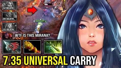 New Universal Hyper Offlane Carry Mirana Brutal Aoe Electro Hit