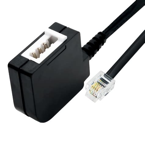 Bigtec Telefon Tae Adapter Tae F Buchse Auf Rj11rj14 6p4c Stecker