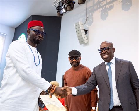 Edo Swears In 38 Year Old Omobayo As New Deputy Governor Borderlinenews24