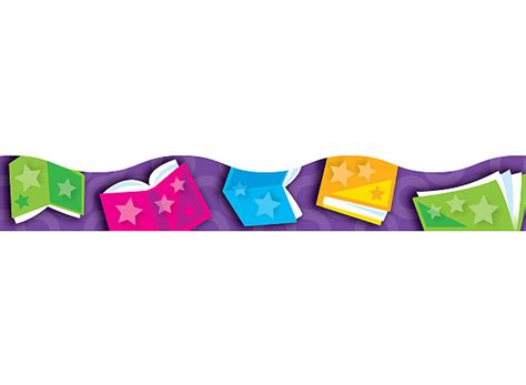 Bright Books Classroom Display Border