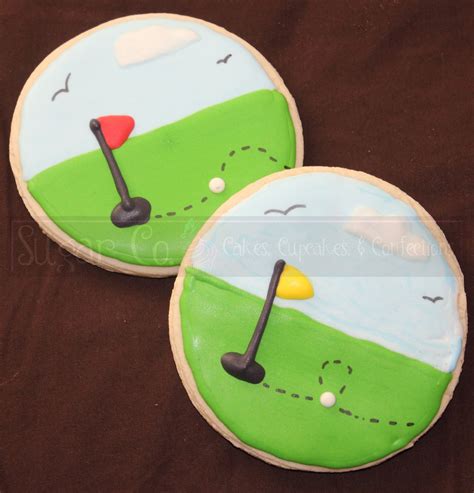 Golf Sugar Cookies By Thesugarco On Etsy Via Etsy Golf Cookies Cut