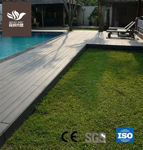 Wpc Board Wood Flooring Plastic Composite Decking Outdoor Deck China