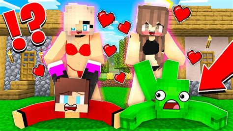 Jj And Mikey Are Trapped By Mikey Woman And Jj Girl In Minecraft