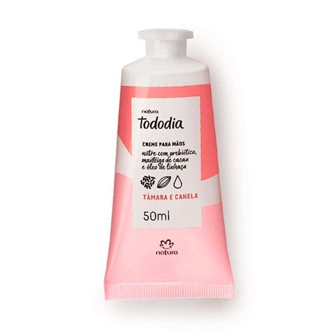 Natura Tododia Creme Hidratante Para M Os Tamara E Canela Ml