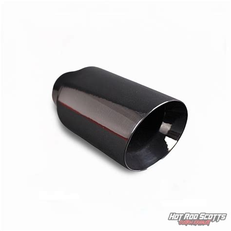 4 inch. Glossy black slash cut exhaust tip – HotRodScottsONLINE