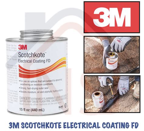 Qoo10 3m Scotchkote Electrical Coating Fd 440ml Liquid Electrical