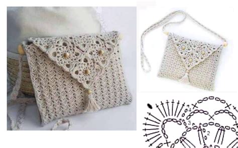 Précieuse Sac en Crochet avec Grille PNPG