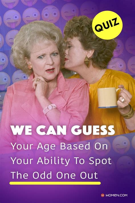 Quiz We Can Guess Your Age Based On Your Ability To Spot The Odd One