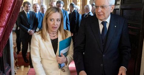 Colloquio Mattarella Meloni Dopo Il Consiglio Supremo Di Difesa