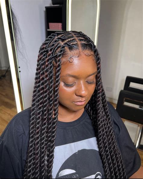 Bellahairstyler Instagram Big Twist Braids Hairstyles Rope Twist