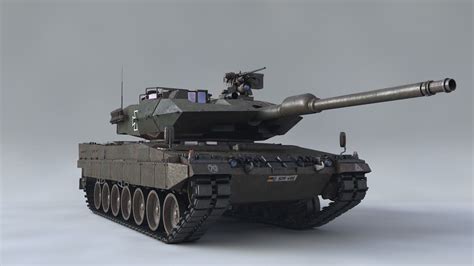 3d 2a7 Leopard 2 Cgtrader