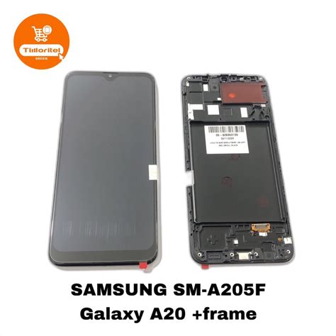 Jual LCD TOUCHSCREEN SAMSUNG A205 SM A205F GALAXY A20 FULLSET ONCELL