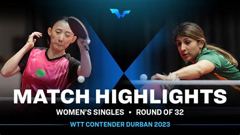 Huang Yu Chiao Vs Danisha Patel Ws R Wtt Contender Durban