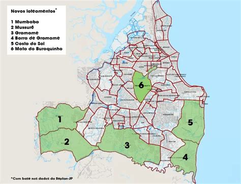 Bairros João Pessoa Mapa de Bairros Lista de Bairros