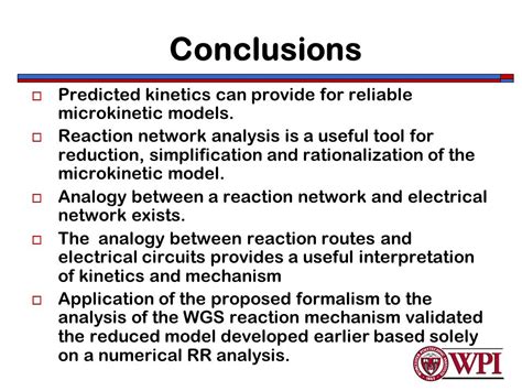 A Reaction Network Analysis Of The WGSR Microkinetic Model Caitlin