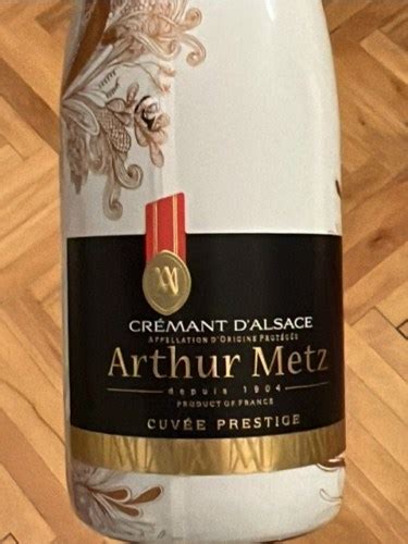 Arthur Metz Cr Mant D Alsace Cuv E Prestige Brut Vivino Belgi