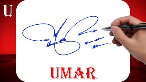 Umar Name Signature Style U Signature Style Signature Style Of My