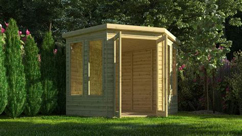 Corner Summer Houses Made To Measure Sheds Direct