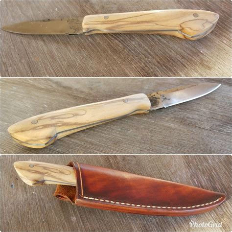 Spalted Maple Knife Handle From Us Here At Tanda² Wood Products Knife