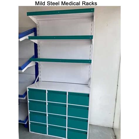 Wall Mounted Mild Steel Medical Racks For Pharmacy In Ahmedabad