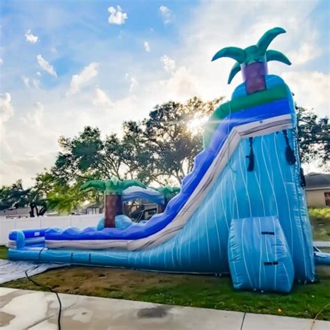 Blue Crush Water Slide Rental North Port Water Slide All Bounce