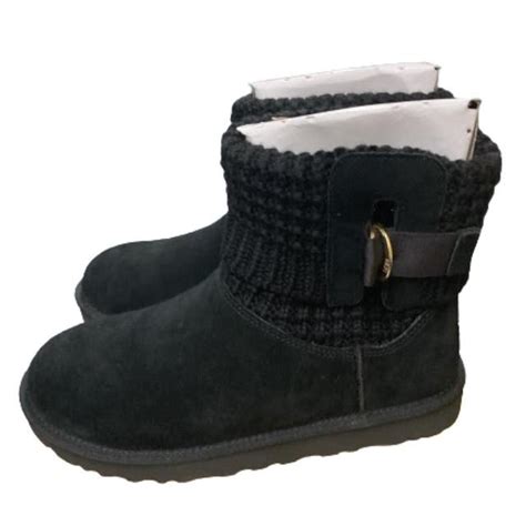 Ugg Classic Solene Mini Nib Black Size 8 Depop