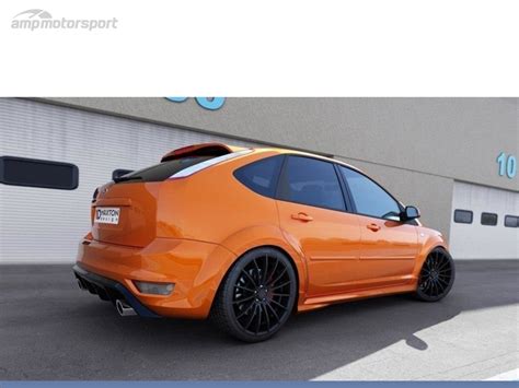 Difusor Trasero Ford Focus St Mk Negro Mate Motorsport