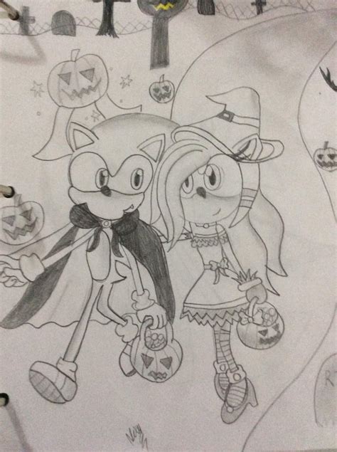 Dibujo Para Concurso De Hallowen Sonic The Hedgehog Espa Ol Amino