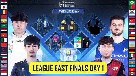 Pubg Mobile Global Championship 2021 East League Finals Día 1