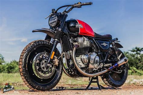 This Custom Royal Enfield Interceptor Looks Rugged Off Road Ready