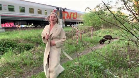 Girl Did Nude Flashing To The Train NSFW YouTube