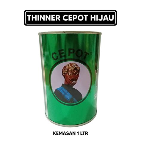 Jual Thinner Cepot Hijau Super Liter Shopee Indonesia