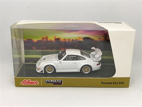 Schuco X Tarmac Works 1 64 Porsche 911 GT2 White 興趣及遊戲 玩具 遊戲類