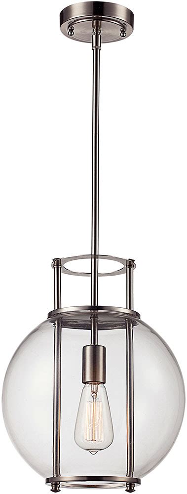 Trans Globe PND 2030 BN Grove Contemporary Brushed Nickel Mini Hanging