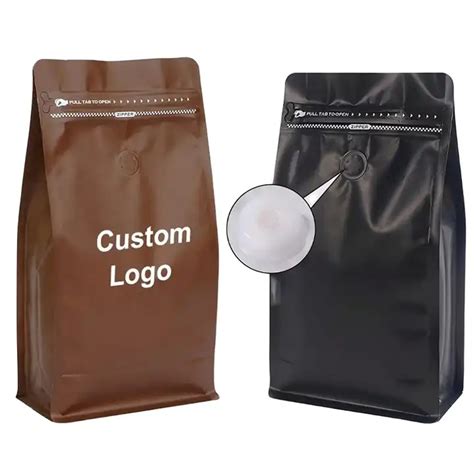 Zip Lock Aluminum Foil Coffee Packaging Bags With Valve China Coffee