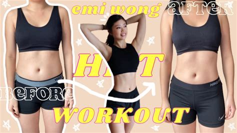 I Tried Emi Wongs Hiit Workout For A Week Lose Belly Fat Results