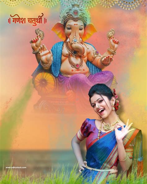 Ganesh Chaturthi Photo Editing Background Editz Stocks