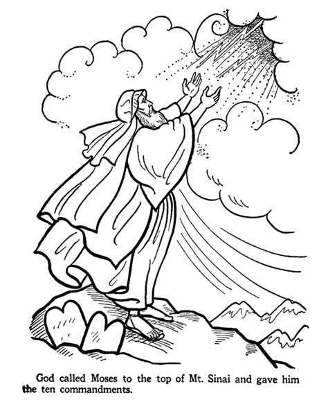 Ten Commandments Coloring Pages - Best Coloring Pages For Kids