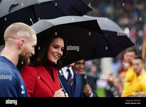 The Princess Of Wales Meeting The Players Ahead Of The England Vs Papua