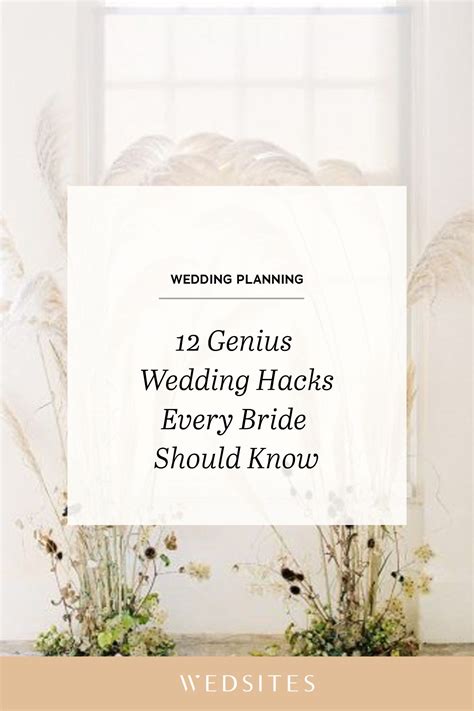 12 Genius Wedding Hacks Every Bride Should Know Artofit