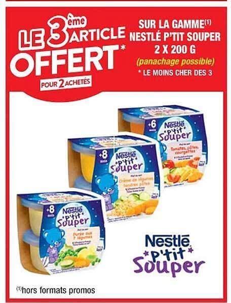 Promo La Gamme Nestl P Tit Souper X G Chez Cora