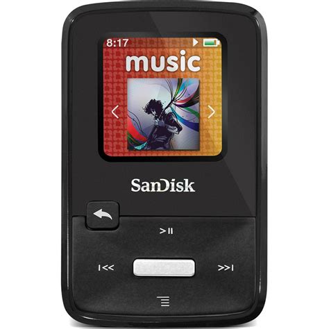 SanDisk Sansa Clip Zip MP3 Player (8GB, Black) SDMX22-008G-A57K