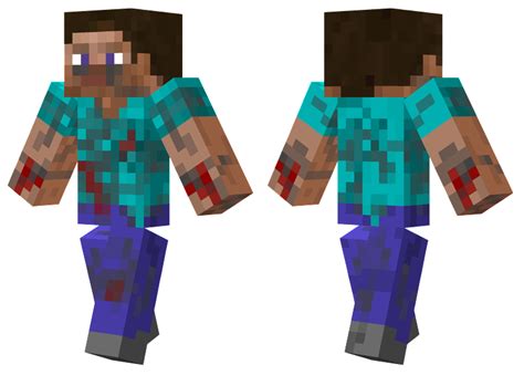 Injured Steve Minecraft Skins