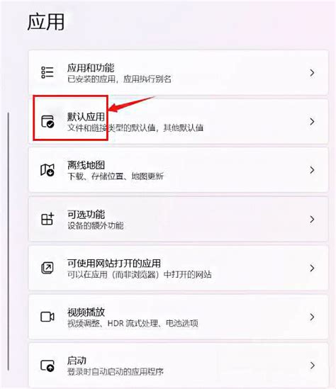 Win11系统怎么设置默认应用老白菜