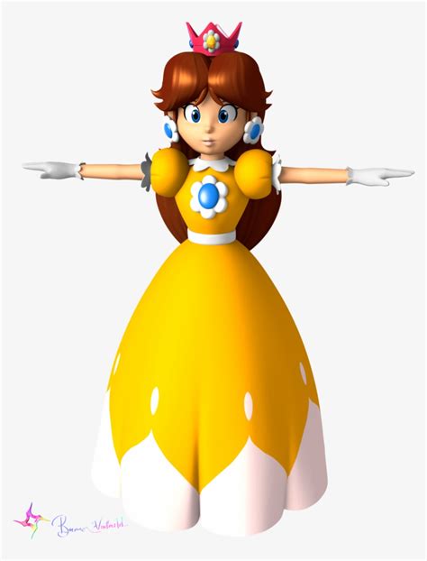 Waving Princess Daisy Png Waving Princess Daisy Daisy Mario Tennis 64