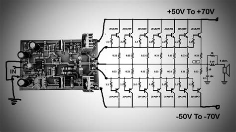 1000 Watts Power Amp Circuit Diagram