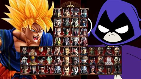 Mortal Kombat 9 GOKU SSJ RAVEN TEEN TITÃNS Expert Tag Ladder