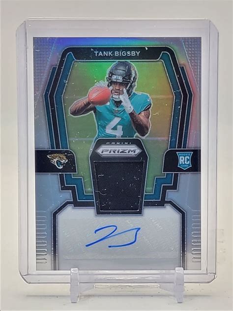 TANK BIGSBY 2023 PANINI PRIZM RPA ROOKIE PATCH SILVER RC AUTO 99 Q0631