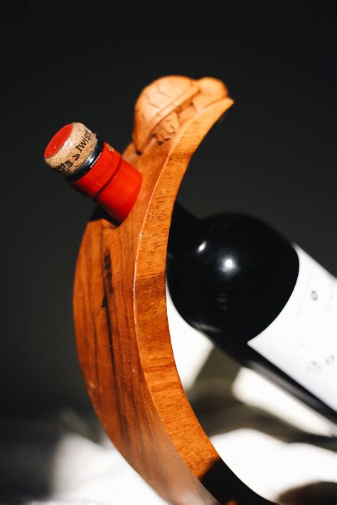 Wine Holder Wooden Wine Bottle Holders Mothers Day T Etsy